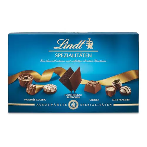Lindt Pralinengeschenk – Feine Schokoladenkreationen mit Alkohol