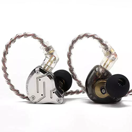 LINSOUL KZ ZS10 Pro In-Ear-Monitor mit 4BA+1DD Treibern und abnehmbarem Kabel
