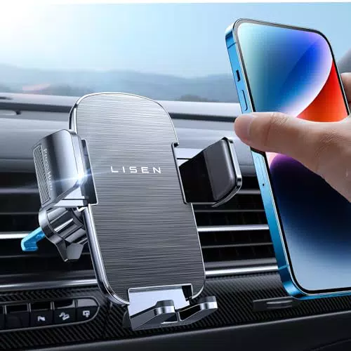 LISEN Auto Handyhalterung 360° drehbar für iPhone 16, 15 Pro Max, Samsung, Xiaomi, HUAWEI