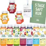 LiveFresh Saftkur - Vegane Fastenkur mit kaltgepressten Säften und Shots