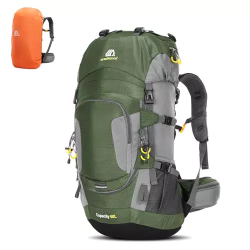 Lixada Wanderrucksack mit Schutzhülle – Wasserdicht, ultraleicht für Trekking und Reisen