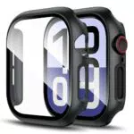 LK Schutzhülle kompatibel mit Apple Watch Series 10 - Displayschutzfolie 9H Härte