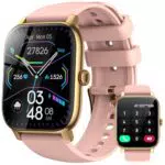 LLKBOHA Smartwatch Damen mit Telefonfunktion, 1, 85 Zoll Touchscreen Smart Watch