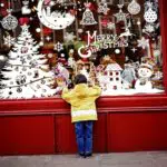 Lonya Fensterbilder Selbstklebend Weihnachten - Schneeflocken Fensterdeko