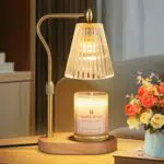 Loowoko Kerzenwärmer Lampe mit Timer und Dimmer für Duftkerzen im Glas