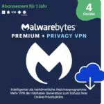 Malwarebytes Premium mit Privacy VPN für Windows, Mac, iOS und Android - 12 Monate