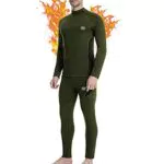 MEETWEE Herren Thermounterwäsche Set Herren Funktionswäsche Atmungsaktiv Skiunterwäsche Männer