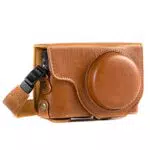 MegaGear Ever Ready Leder Kamera-Case für Panasonic Lumix DC-TZ95, DC-TZ90