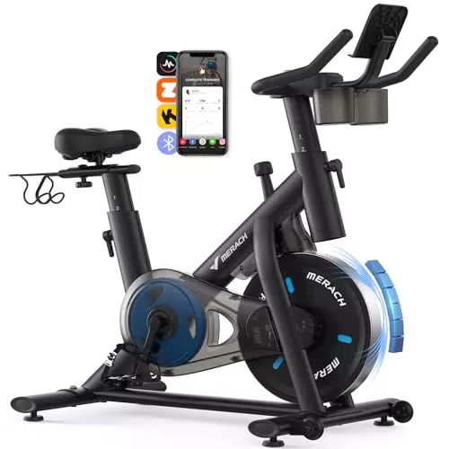 MERACH Heimtrainer Fahrrad mit Magnetischem Widerstand und LCD-Monitor