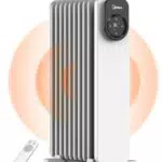 Midea NY2009-24UR Ölradiator mit Fernbedienung und LED Touchscreen, 2000W