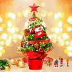 Mini Weihnachtsbaum mit LED Beleuchtung - Künstlicher Tisch Weihnachtsbaum Deko