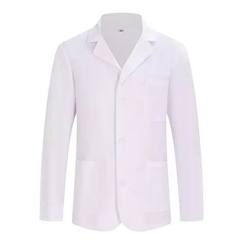 MISEMIYA Unisex Laborkittel - Sanitäre Uniforme Medizinischer Kittel Modell 8164