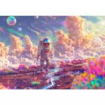 MISITU Astronaut Puzzle für Erwachsene und Kinder ab 6 Jahren, XL Stück
