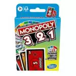 Monopoly Bid – Schnelles Kartenspiel für 4 Spieler ab 7 Jahren für die Familie