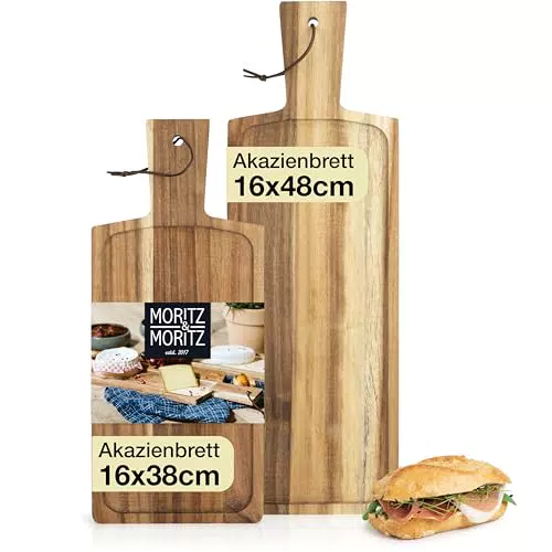 Moritz & Moritz Schneidebretter aus Akazie - Langlebig und messerschonend
