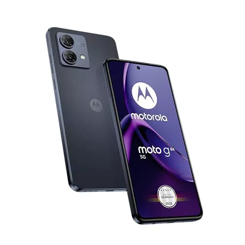 Motorola Moto g14 Smartphone Steel Grey, inkl. Schutzcover + KFZ-Adapter