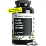 MSM Kapseln 1600mg - Hochdosiert, vegan und laborgeprüft für optimale Gesundheit