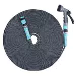 Navaris Gartenschlauch Flexibel mit Brause und Schnelladaptern - Knickfrei PVC