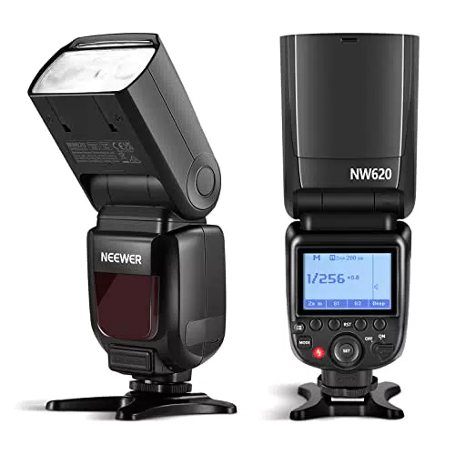 Neewer NW620 Blitzgerät GN60 mit LCD Display und manuellem Zoom 20-200mm