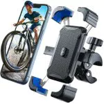 NEXMEE Handyhalterung für Motorrad und Fahrrad, 360° drehbar für Smartphones