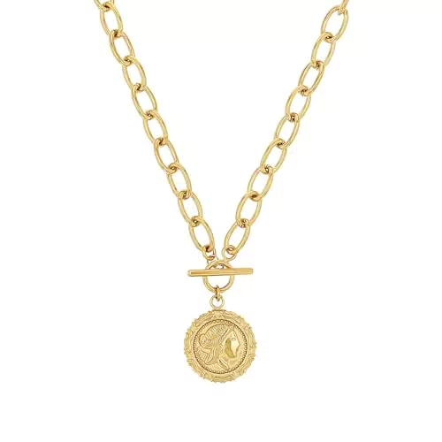 NOELANI Kette mit Anhänger Edelstahl Damen Halsschmuck