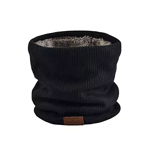 NovForth Halsschlauch Herren - Fleece Halswärmer und Winddichter Gesichtsschal