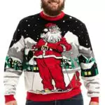 OFF THE RACK Weihnachtspullover Unisex Lustig Chunky Fair Isle für Après Ski