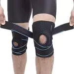 OFUN Kniebandage für Sport – Verstellbarer Knieschutz mit Gel-Pads und Stabilisatoren