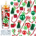 OneNine Weihnachtsvasenfüller Wasserperlen für Tischdekorationen zu Weihnachten