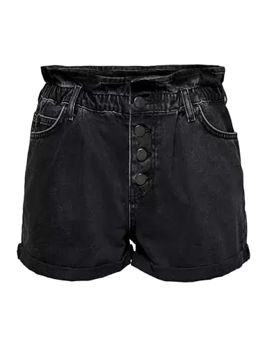 ONLY Denim Jeans Shorts für Damen - Kurze Bermuda Pants mit elastischem Bund