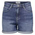 ONLY Damen High Waist Denim Shorts Bermudas für den Sommer
