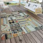 Paco Home Moderner Ethno Teppich für Innen- und Außenbereich