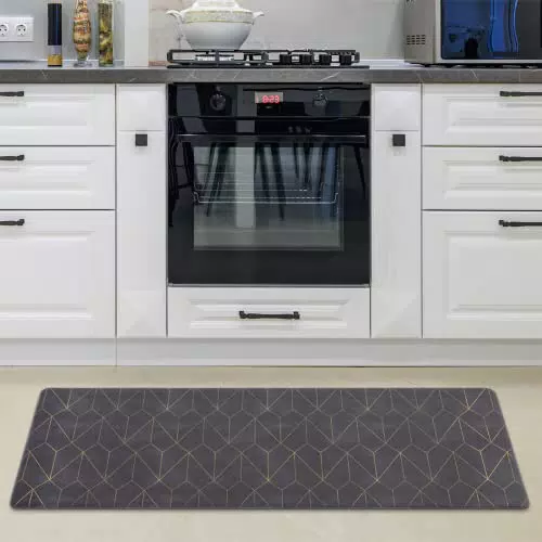 Paco Home Küchenteppich rutschfest PVC Küchenmatte Küchenläufer 45x120 cm