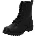 Palado Reylee Stiefeletten für Mädchen – Bequeme Boots aus PU-Leder mit rutschfester Sohle