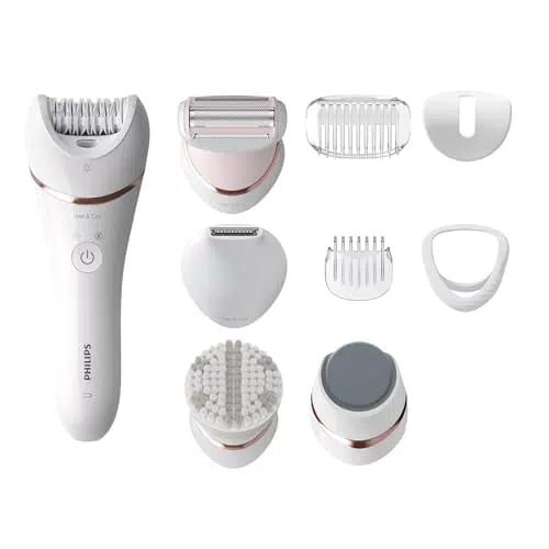 Philips Beauty Set Series 9000 - All-in-One Epilierer für Körper, Gesicht und Füße