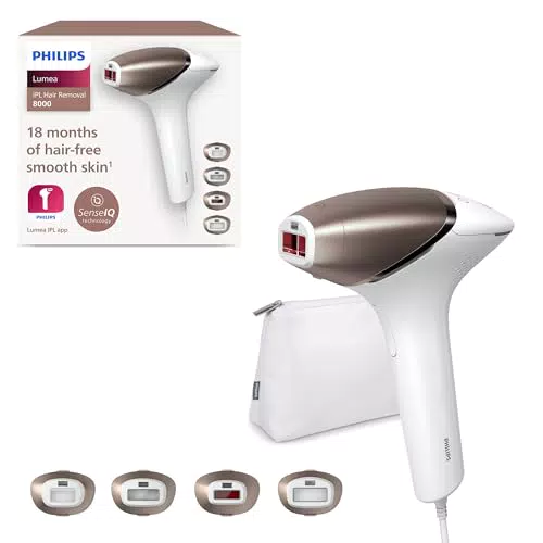 Philips Lumea IPL Haarentfernungsgerät 8000 Series Haarentfernungsgerät mit SenseIQ Technologie