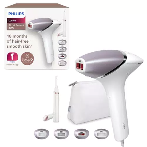 Philips Lumea IPL Haarentfernungsgerät 8000 Series Haarentfernungsgerät mit SenseIQ Technologie