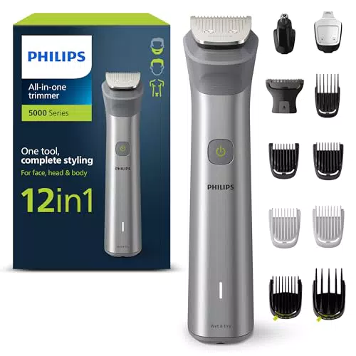 Philips Multigroom Series 5000 All-in-One Trimmer MG5950/15 für Gesicht und Körper