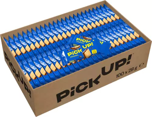 PiCK UP! Original Keksriegel mit Milchschokolade – der perfekte Snack für unterwegs