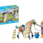 PLAYMOBIL Wasserfallpferde 71639 mit Haarschmuck und Silikon-Armbändern für Kinder