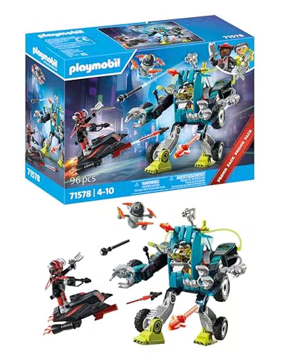 PLAYMOBIL Roboter gegen Fluggleiter – Spannendes Spielzeug für Kinder