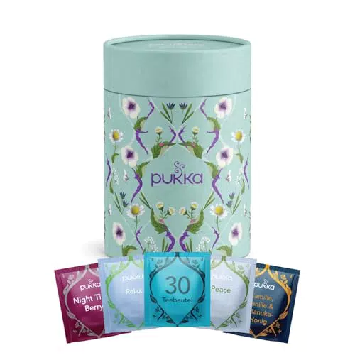 Pukka Tee Geschenkset "Seelenzauber" mit Bio Kamille und Manuka Honig