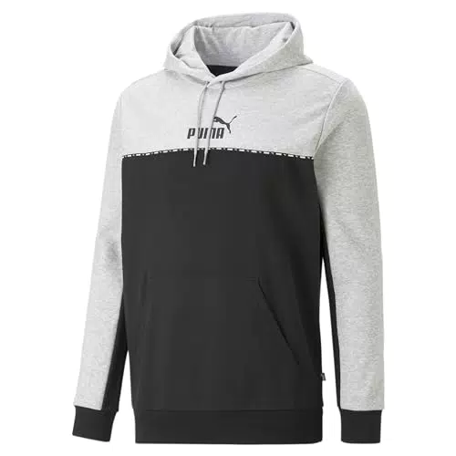 PUMA Herren ESS Block X Tape Hoodie