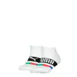 PUMA Unisex Kids Seasonal Sneaker Hosiery, White Combo
