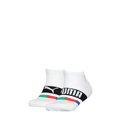 PUMA Unisex Kids Seasonal Sneaker Hosiery, White Combo