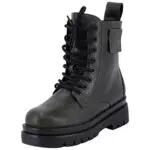Queentina Stiefeletten Damen Stiefel mit Absatz gefüttert Modell 66022