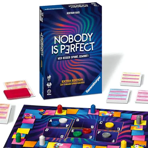 Ravensburger Nobody is perfect Extra Edition - Kommunikatives Kartenspiel für die Familie