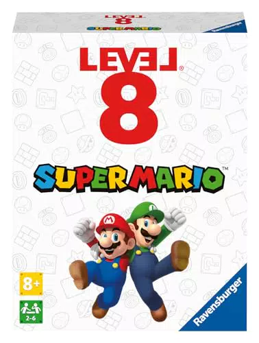 Ravensburger Super Mario Level 8 - Spannendes Kartenspiel für 2-6 Spieler