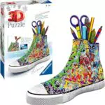 Ravensburger 3D Puzzle Sneaker American Style - Praktischer Stiftehalter - Schreibtisch-Organizer