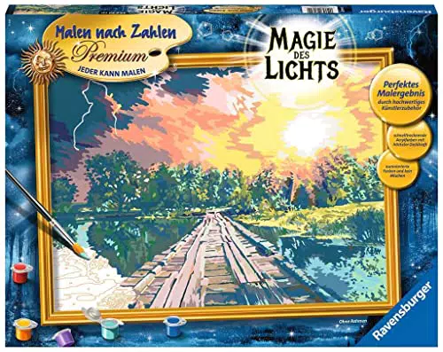 Ravensburger Malen nach Zahlen Magie des Lichts für Erwachsene ab 14 Jahren